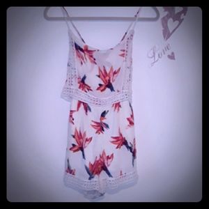 Abercrombie&Fitch Bird Of Paradise Crochet Romper